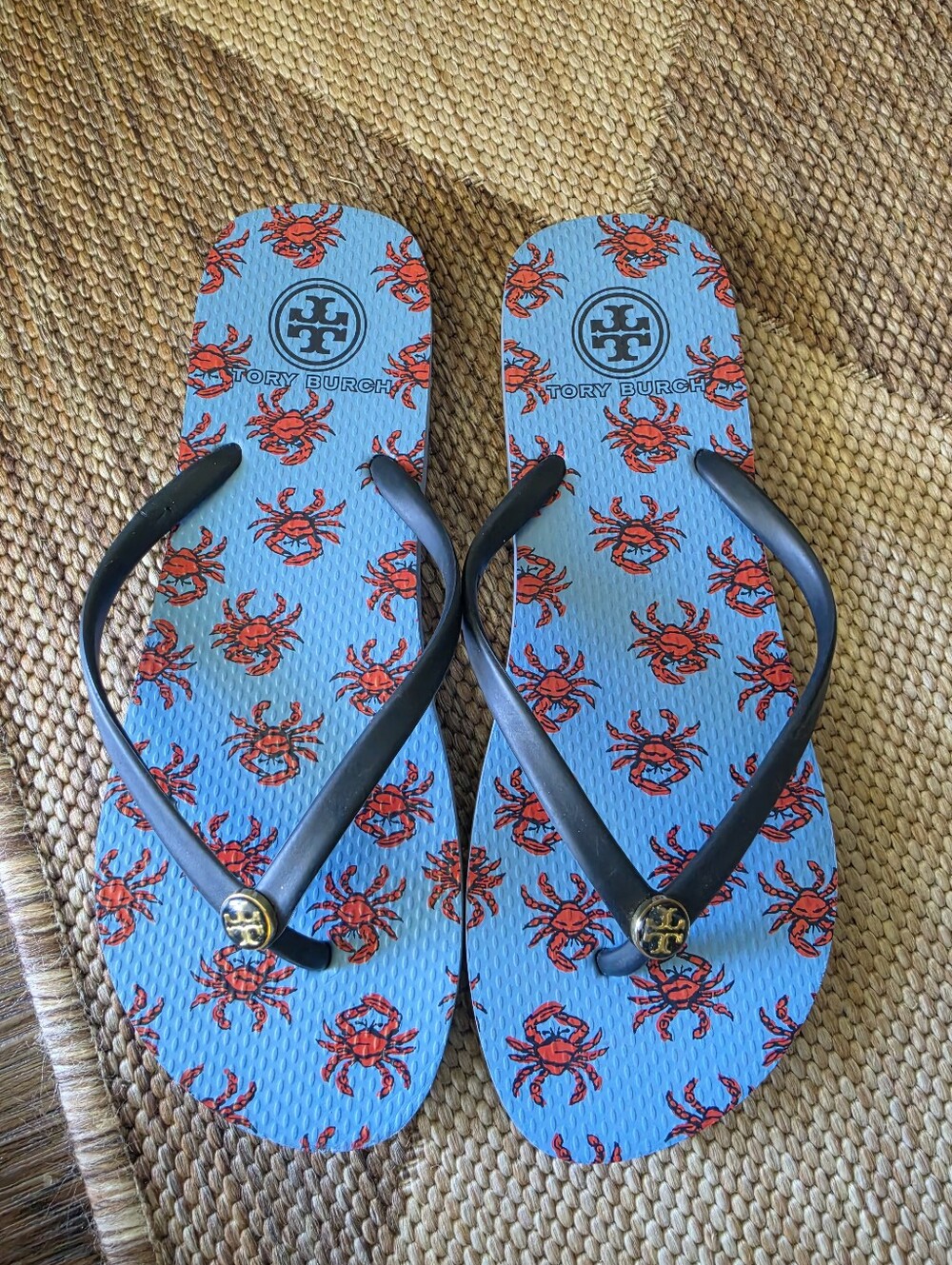 Tory Burch Crab Flip flops